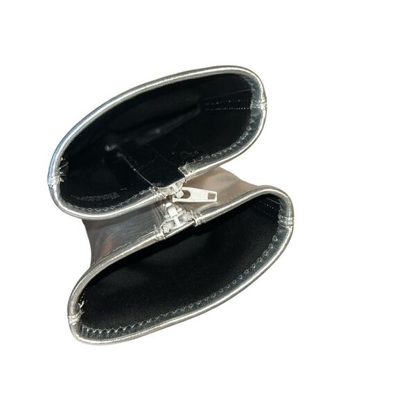 Abound Silver Zip up Ankle Boots(Size 6M) - Picture 7 of 8